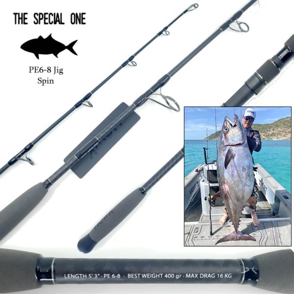 dog tooth fishing reels Pioneer II 8'3 Popping Rod | popping rod - Mias Angling Massive Dogtooth Tuna Fishing Adventure