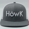Howk Flatpeak Grey 6 panel Cap