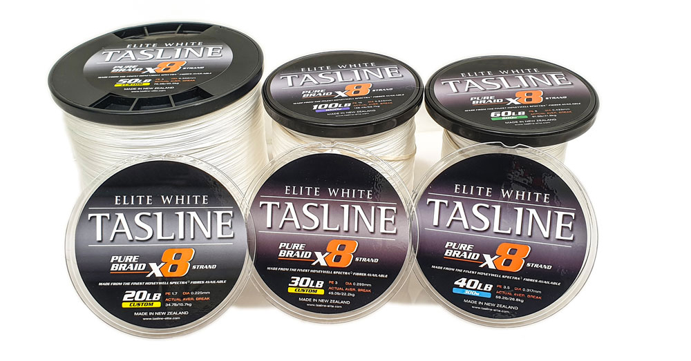 Tasline Elite White 150m